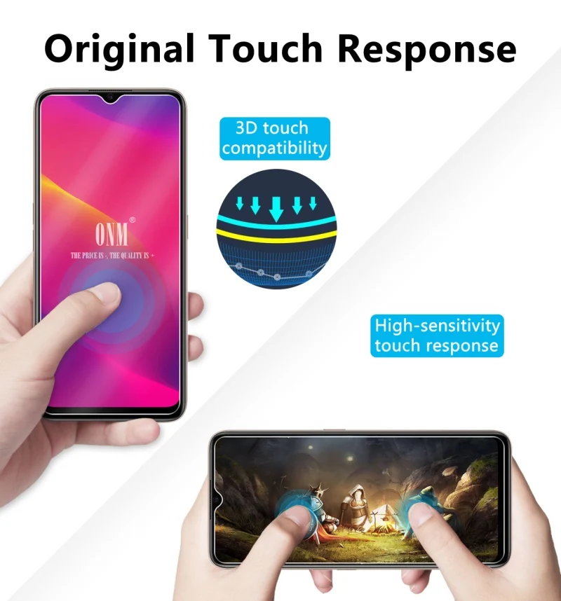 

2Pcs Tempered Glass For OPPO A5 2020 Glass Screen Protector 2.5D 9H Premium Tempered Glass OPPO A5 2020 Protective Film