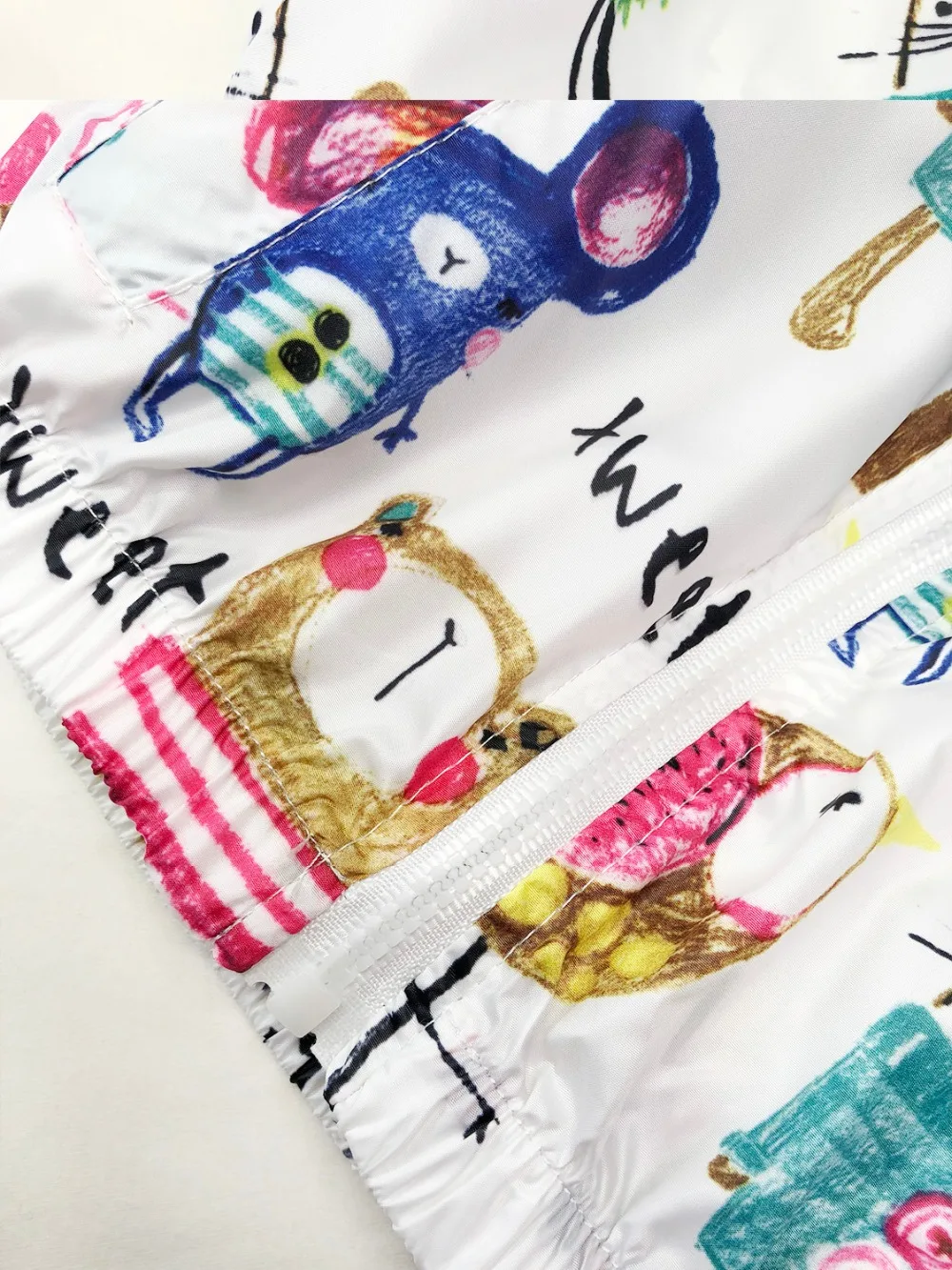 Детская Водонепроницаемая ветровка с принтом животных для мальчиков и