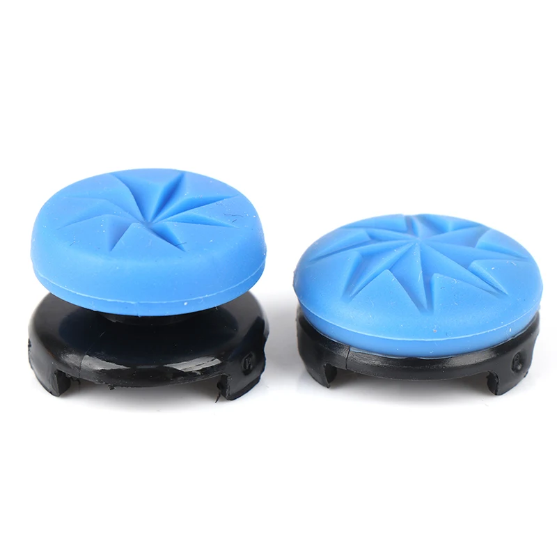 

2Pcs Hand Grip Extenders Caps For PS4 Controller for Playstation 4 PS5 Accessories Thumbstick FPS Button Rubber Joystick Caps