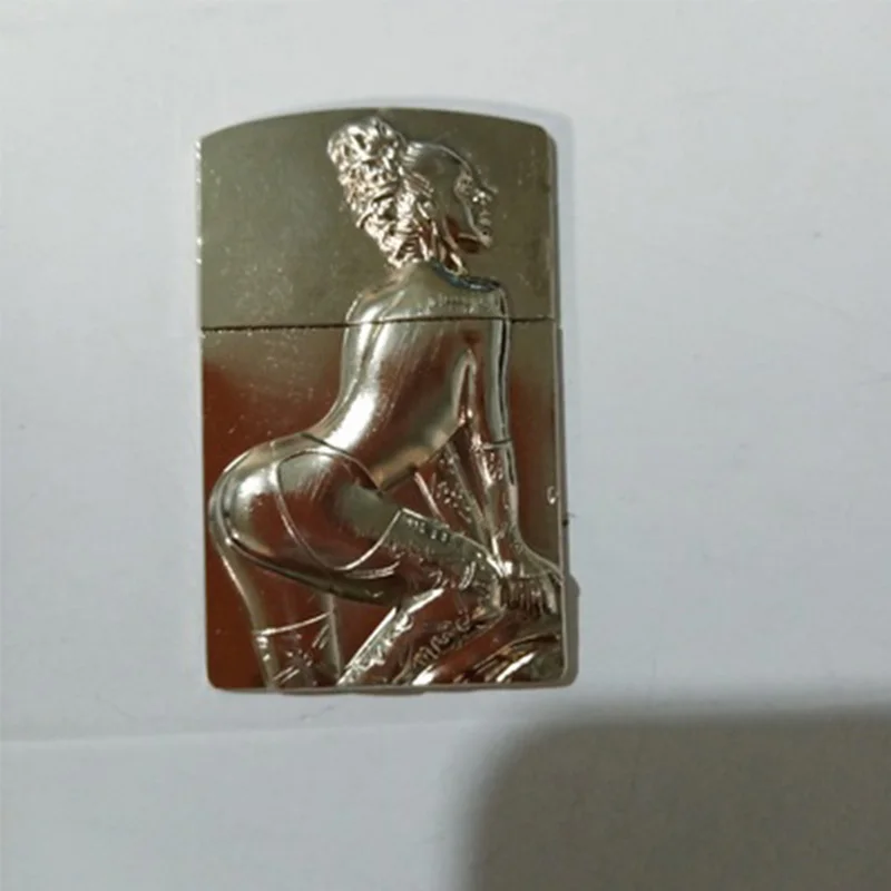 

Metal Badge for Kerosene lighter Oil Lighter DIY Handmade Smoker Accessories Gadgets Lighters Decor Accessory Sexy girl