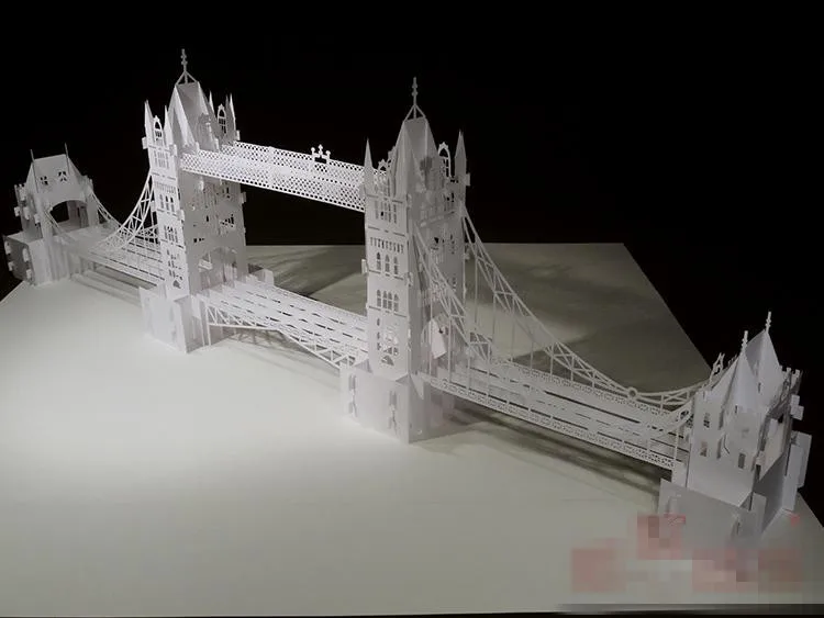 3D Бумажная лондонская башня мост архитектура домашний декор Набор пазлов модели