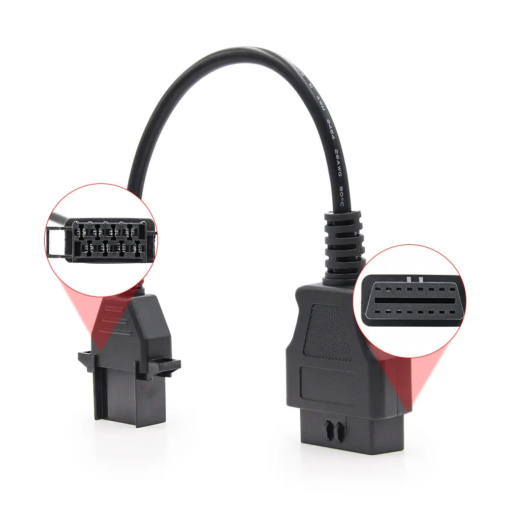 Для VOLVO OBD2 8 Pin Автомобильный диагностический инструмент 16 кабель для Volvo 8pin