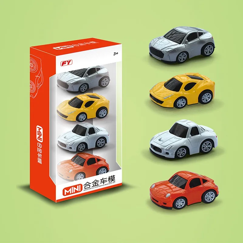 

Baby Kids Toy Alloy Car Mini Cartoon Pullback Model Classic Toys Vehicle Sets Bus Vintage Cars Children Gift