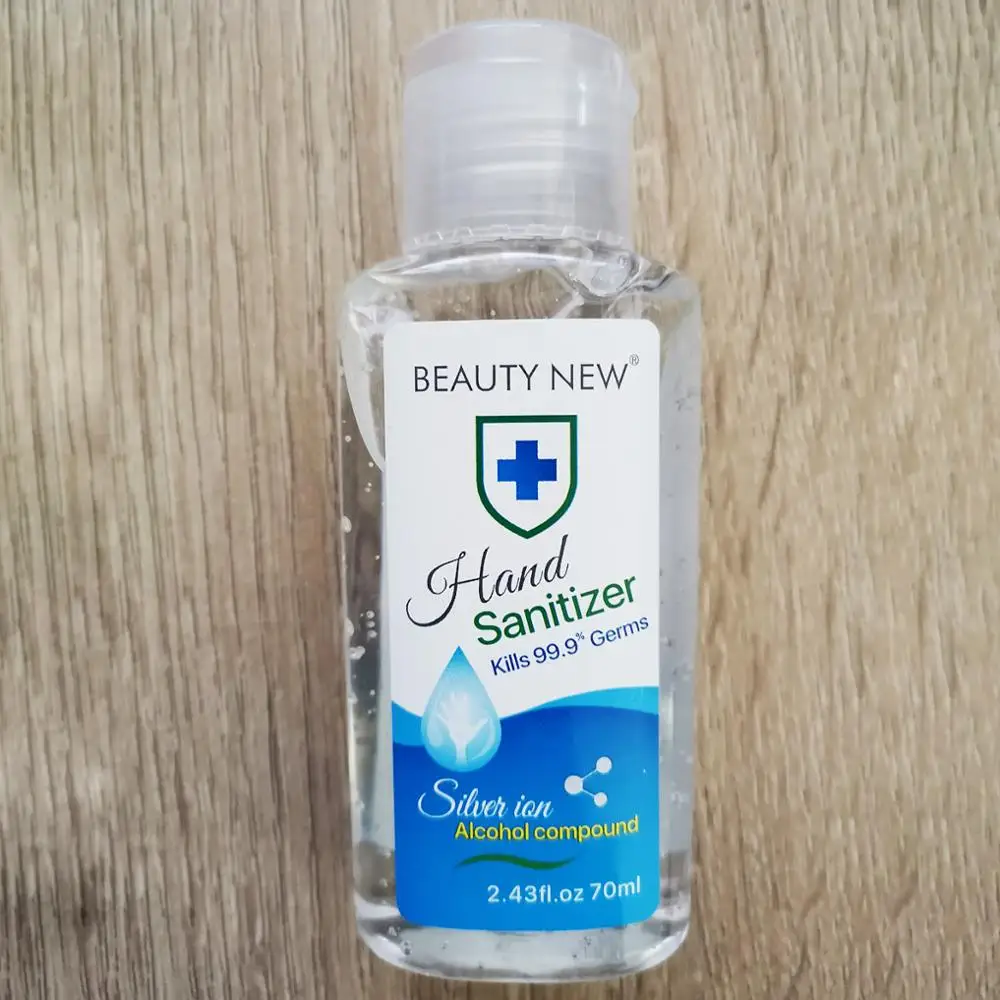 70ml Portable Alcohol Hand Sanitizer Gel Anti-bacteria Moisturizing Liquid Disposable No Clean Waterless Antibacterial Hands | Красота и