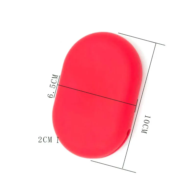 Силиконовый бокс для хранения милый кошелек монет коробка наушников портативный