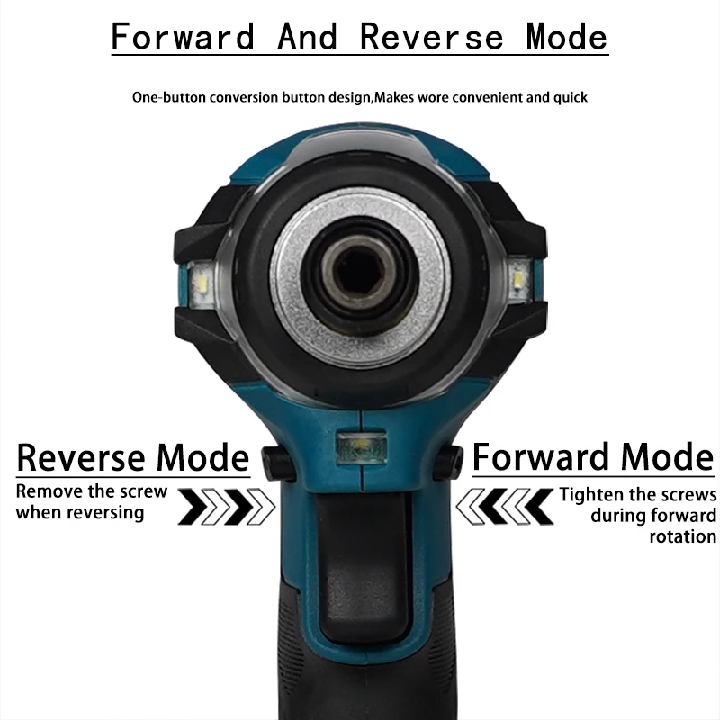 Беспроводной Электрический ударный гайковерт перезаряжаемый бесщеточный