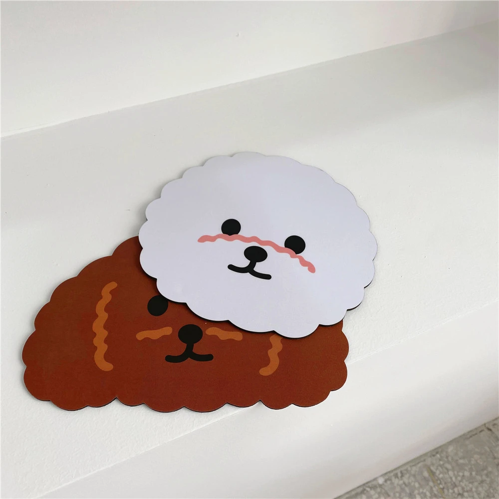 1 шт. корейский домашний Ins простой мультяшный Тедди щенок коврик для мыши