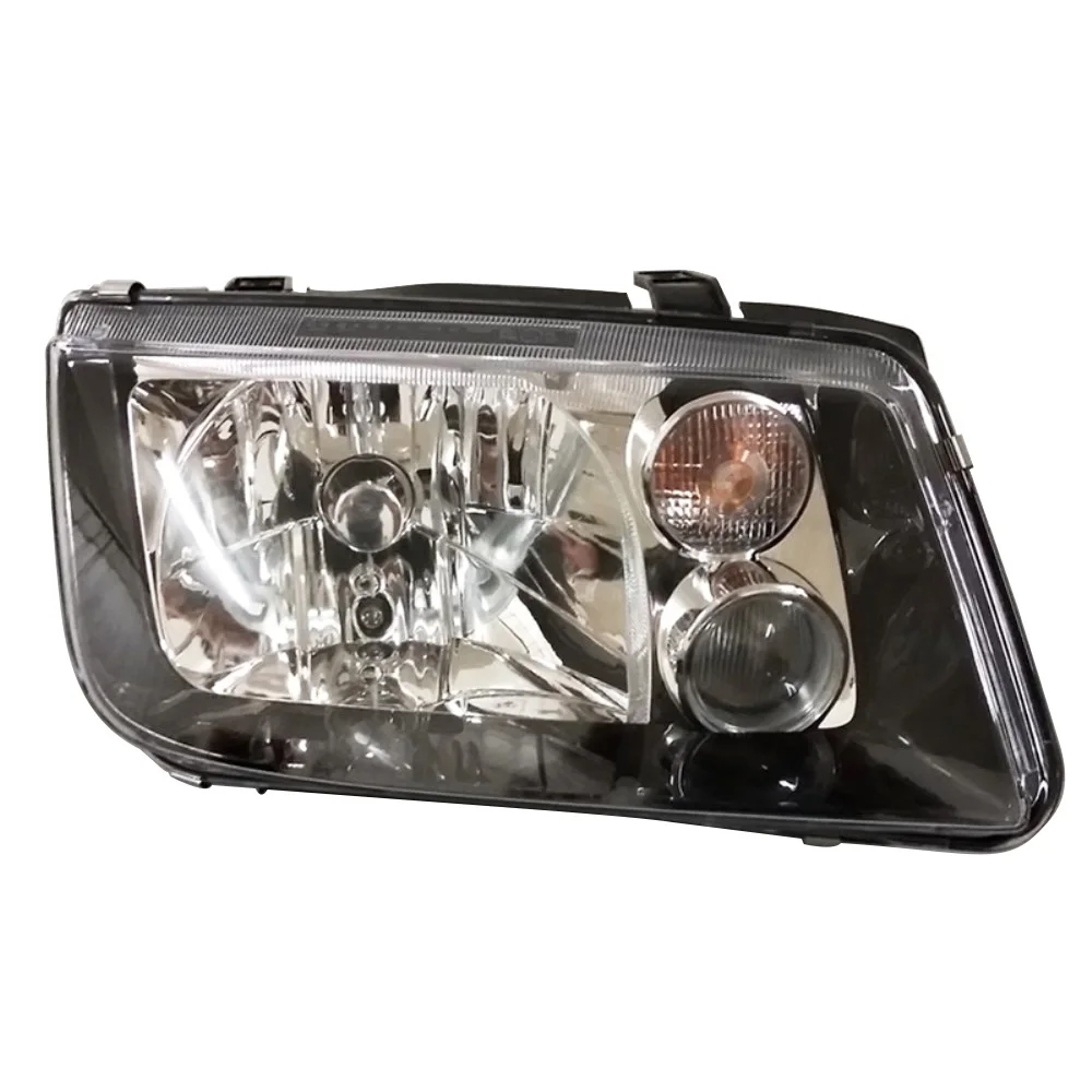 CAPQX для Volkswagen BORA 2002 2003 2004 2005 белая или черная передняя фара, головной светильник, лампа в сборе - Цвет: Black Right side
