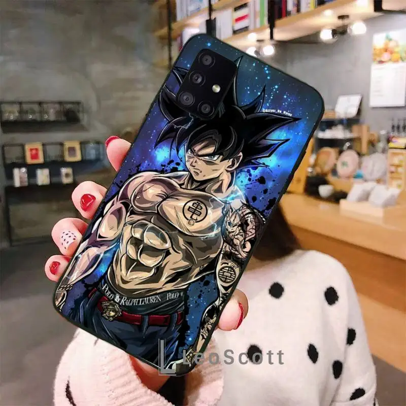 

Seven Wukong dragons balls Phone Case For Samsung A40 A31 A50 A51 A71 A20E A20S S8 S9 S10 S20 Plus note 20 ultra