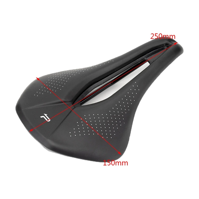 

Carbon Fiber Road Bike Saddle Mountain Bicycle Hollow Comfortable Seat Cushion K3NC
