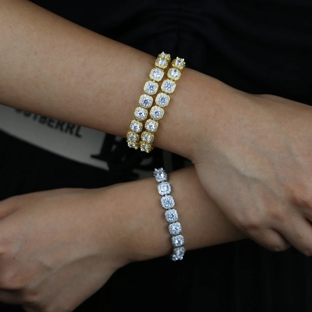 Браслет мужской с шармами и подвесками из фианита Ювелирное Украшение