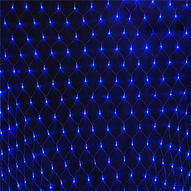 

3*2m 4*6m 1.5*1.5m 8 Modes 220/110V Net LED String Light Festival Christmas Decoration New Year Wedding Ceremony Waterproof