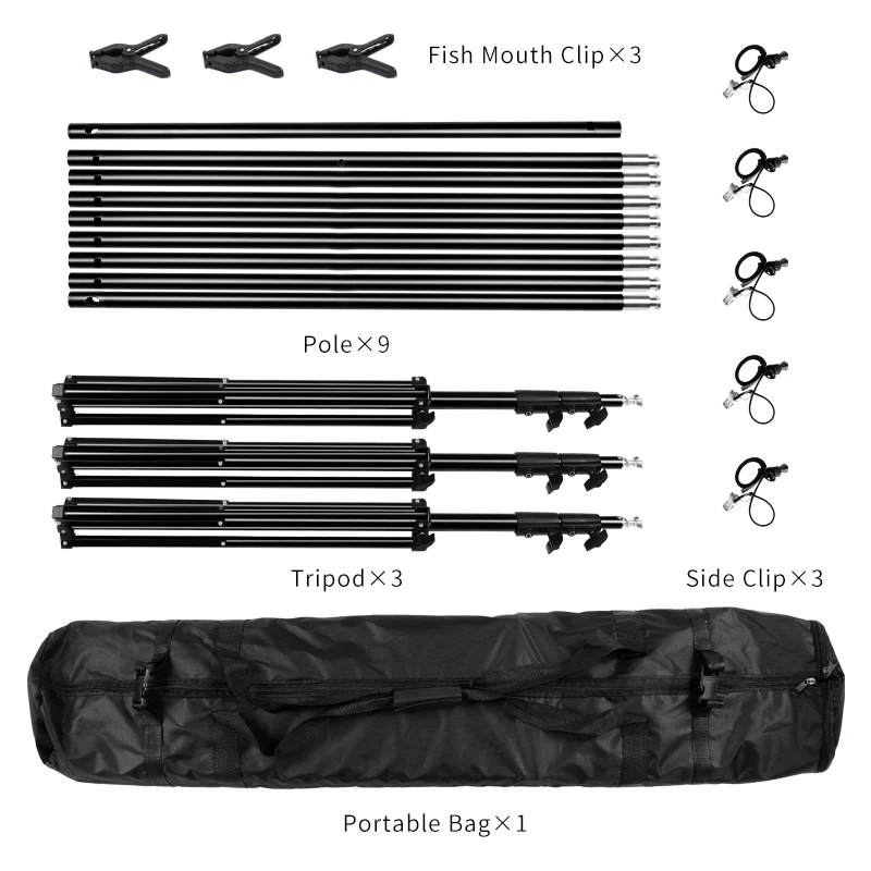 Фотография 3X7 м фоновый фон подставка система поддержки Комплект для фотостудии