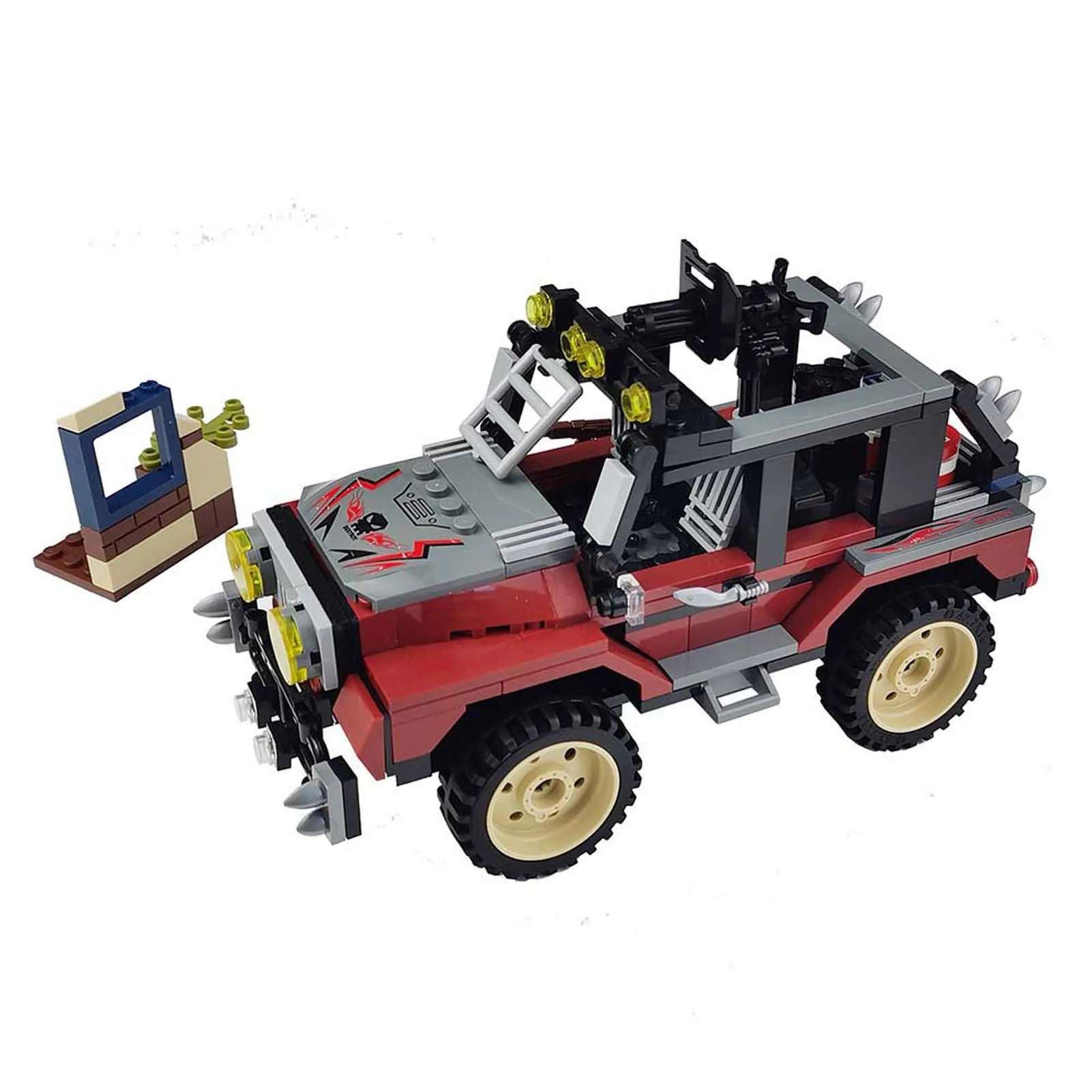 Enlighten строительный блок сила поддержания мира гром миссия вооруженный джип 3