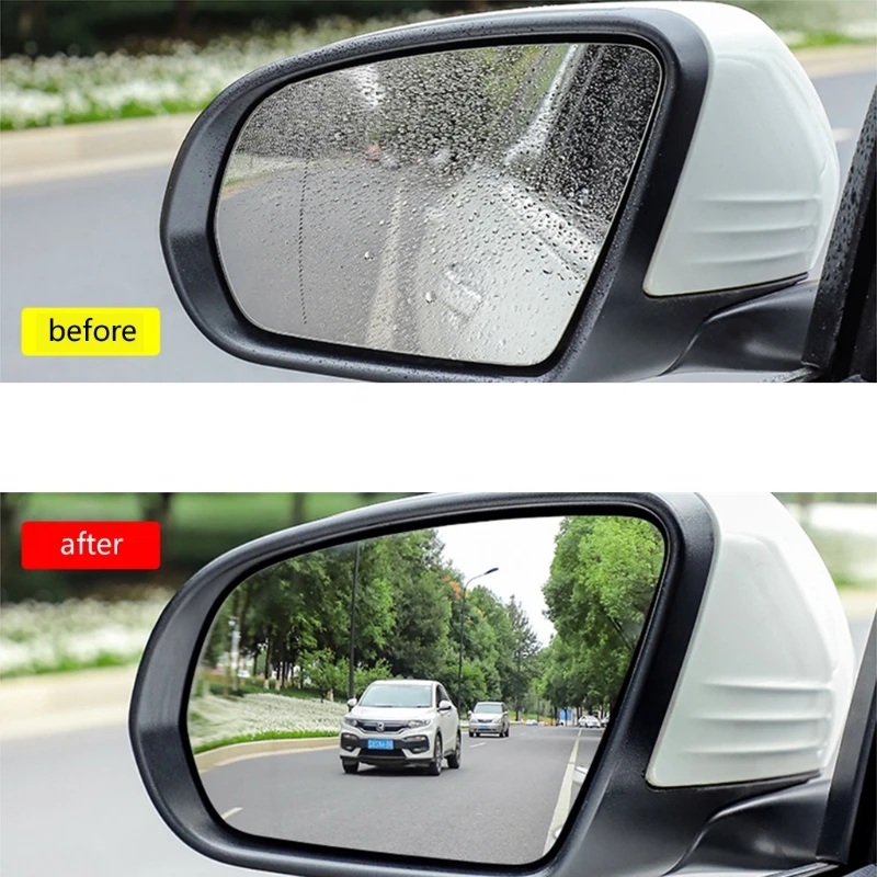 

60ml Car Mirror Water Repellent Rearview Mirror Anti-Rain Spray Agent for Clear Driving Sight in Rainy Day