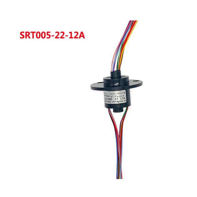 Электрическое скользящее кольцо для коллектора 2/4/6 каналов 2 А с отверстием в