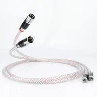 pair high quality hifi valhalla 2rca to 2xlr cable hi end rca male to xlr male audio cable