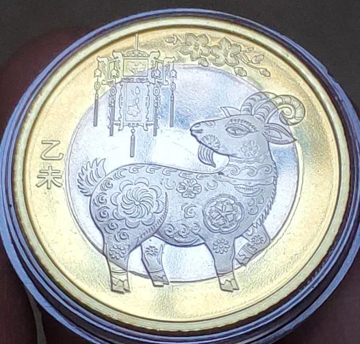 27 мм год козы 2015 100% настоящая памятная монета оригинальная коллекция | Дом и сад