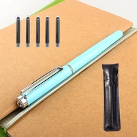 fountain pens ink converter hooded diamond nib 0 38mm nice pen for student school office supplies stationery