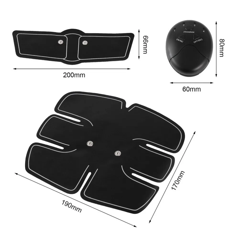 Умный Электрический Импульсный тренажер для мышц брюшного пресса EMS стимулятор