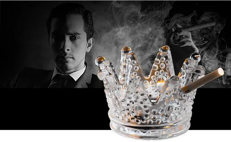 Креативная Корона хрустальный стеклянный подсвечник украшения ремесла