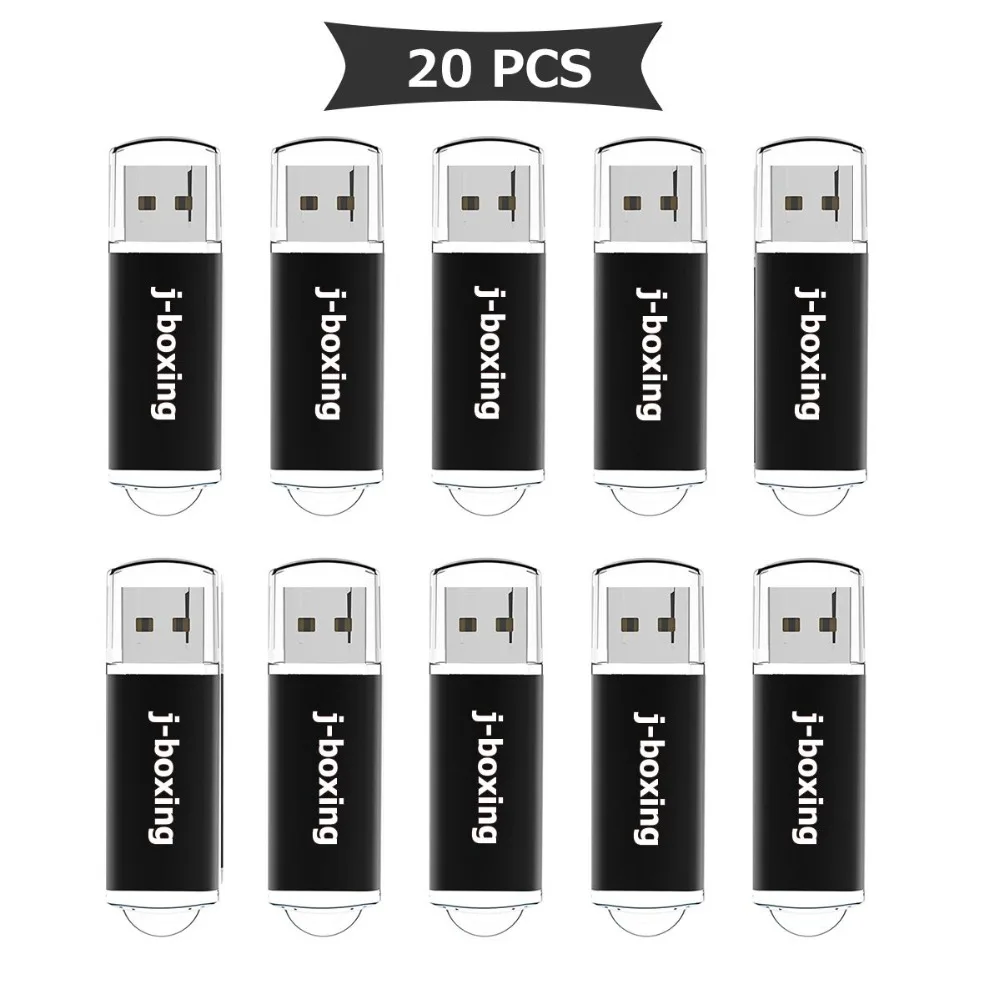 J-бокс, 20 шт., USB флеш-накопитель, флеш-накопитель, 64 Мб, 256 Мб, 1 ГБ, 4 ГБ, 16 ГБ, прямоугольная USB карта памяти для компьютера, ноутбука, планшета, Mac