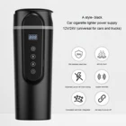 Умная Автомобильная кружка из нержавеющей стали с подогревом и контролем температуры, чашка для воды 12В24В, электрическая чашка для воды, чайник, кофе, чая, молока, подогрев 420 мл