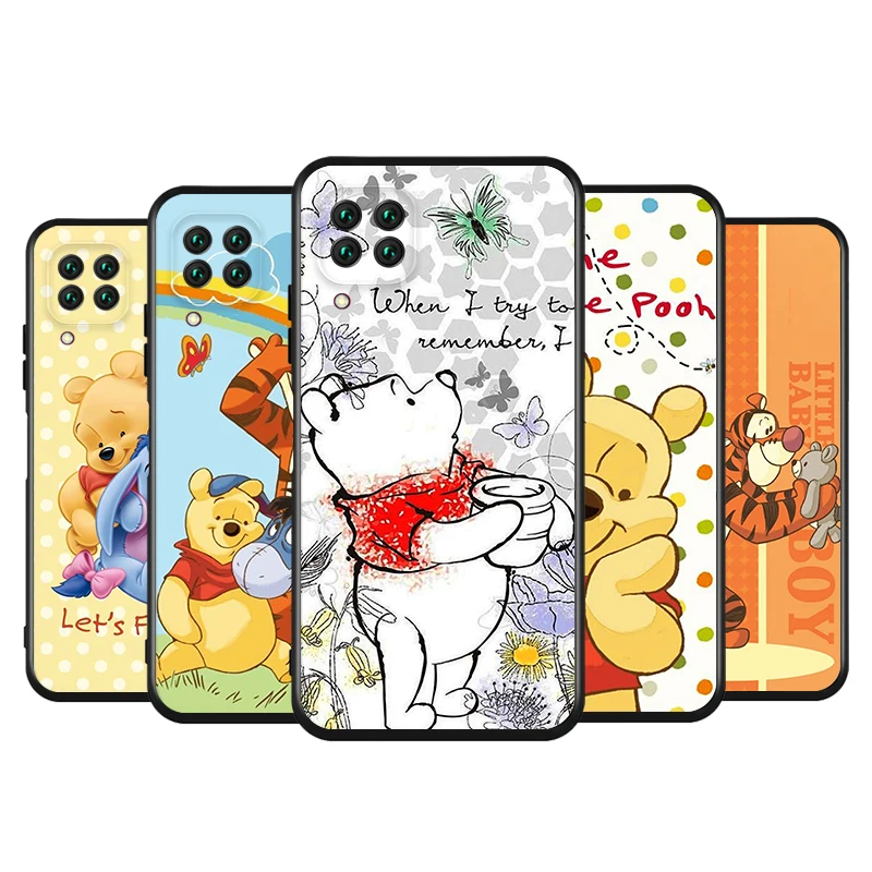 

Disney Winnie the Pooh For Huawei Nova 9 8 8i 7 6 5 SE 5G 5i Pro 3 Lite Plus 3i 4E 5Z 5E 5T 7i Black SiliconePhone Case