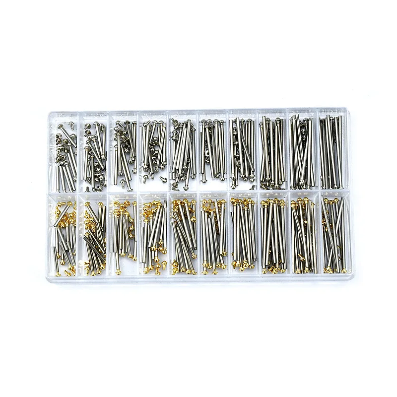 

200pcs/set 1.3MM Watch Strap Spring Bars Watch Band Strap Link Pins Steel Watch Repair Tool Accessory for Watchmakers 10MM-28MM