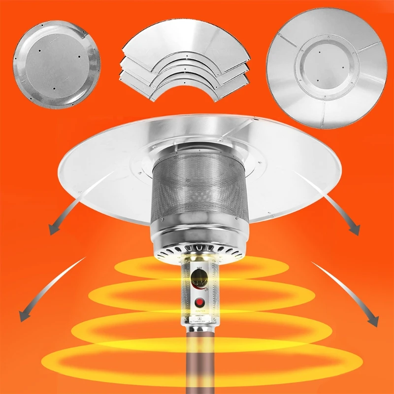 Наружный складной отражатель с тепловой фокусировкой для круглой фотовселенной