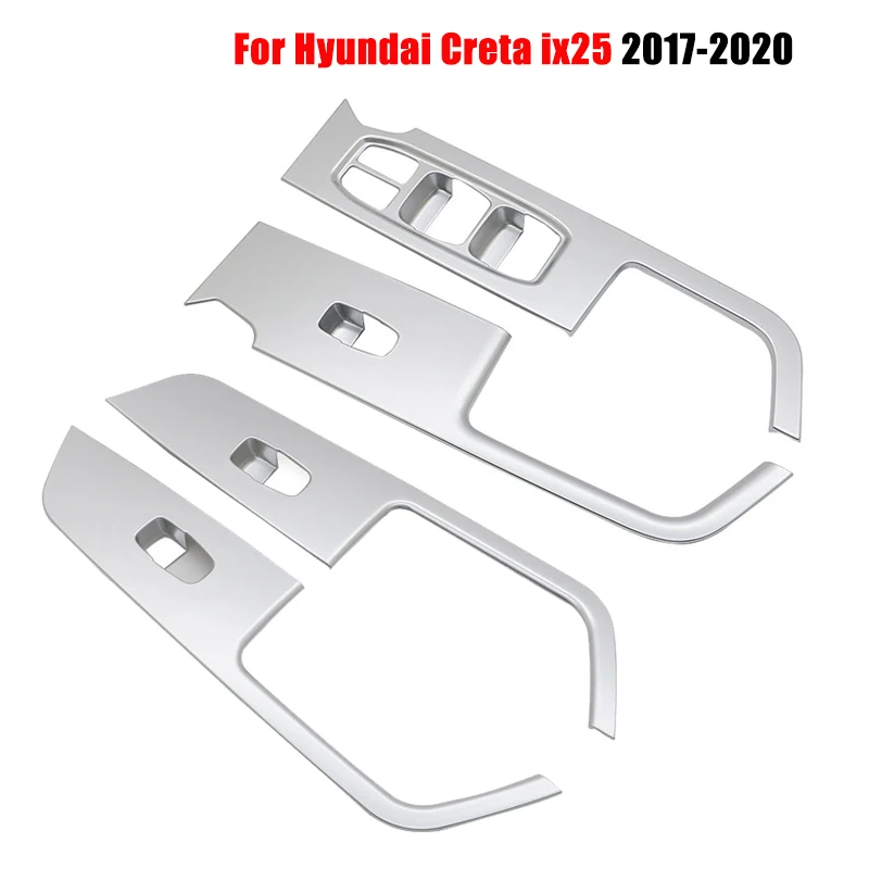 4 шт. для Hyundai Creta ix25 2018 2019 2020 панель переключателя интерьера двери окна автомобиля