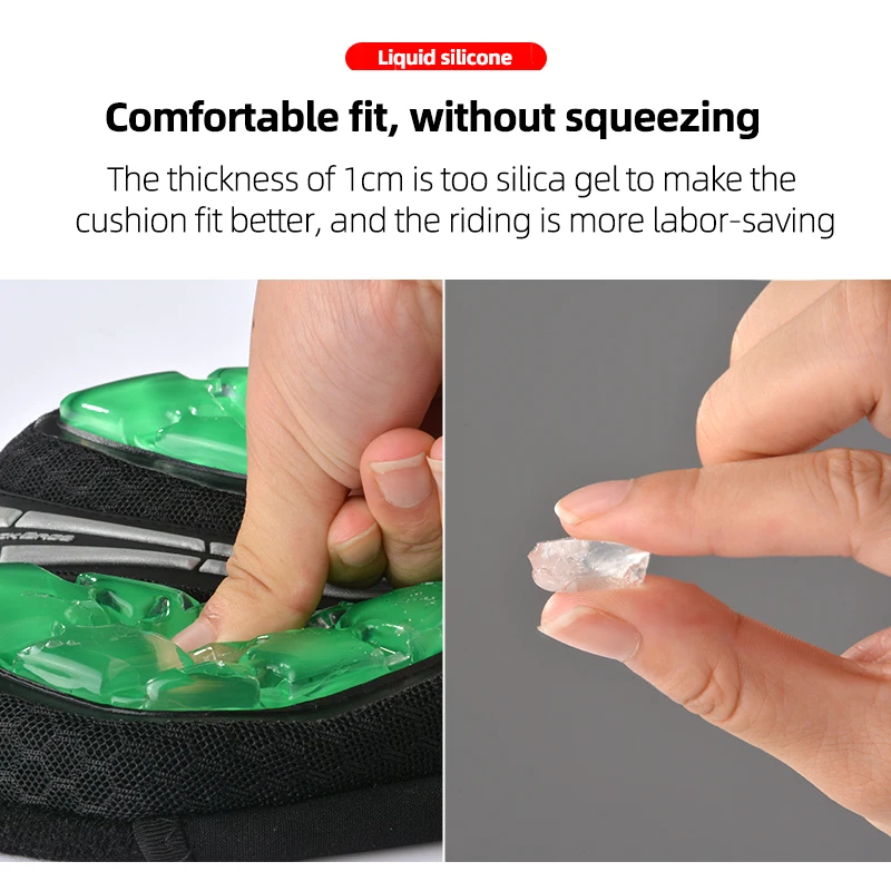 Силиконовое седло для велосипеда Полые Дышащие аксессуары езды на