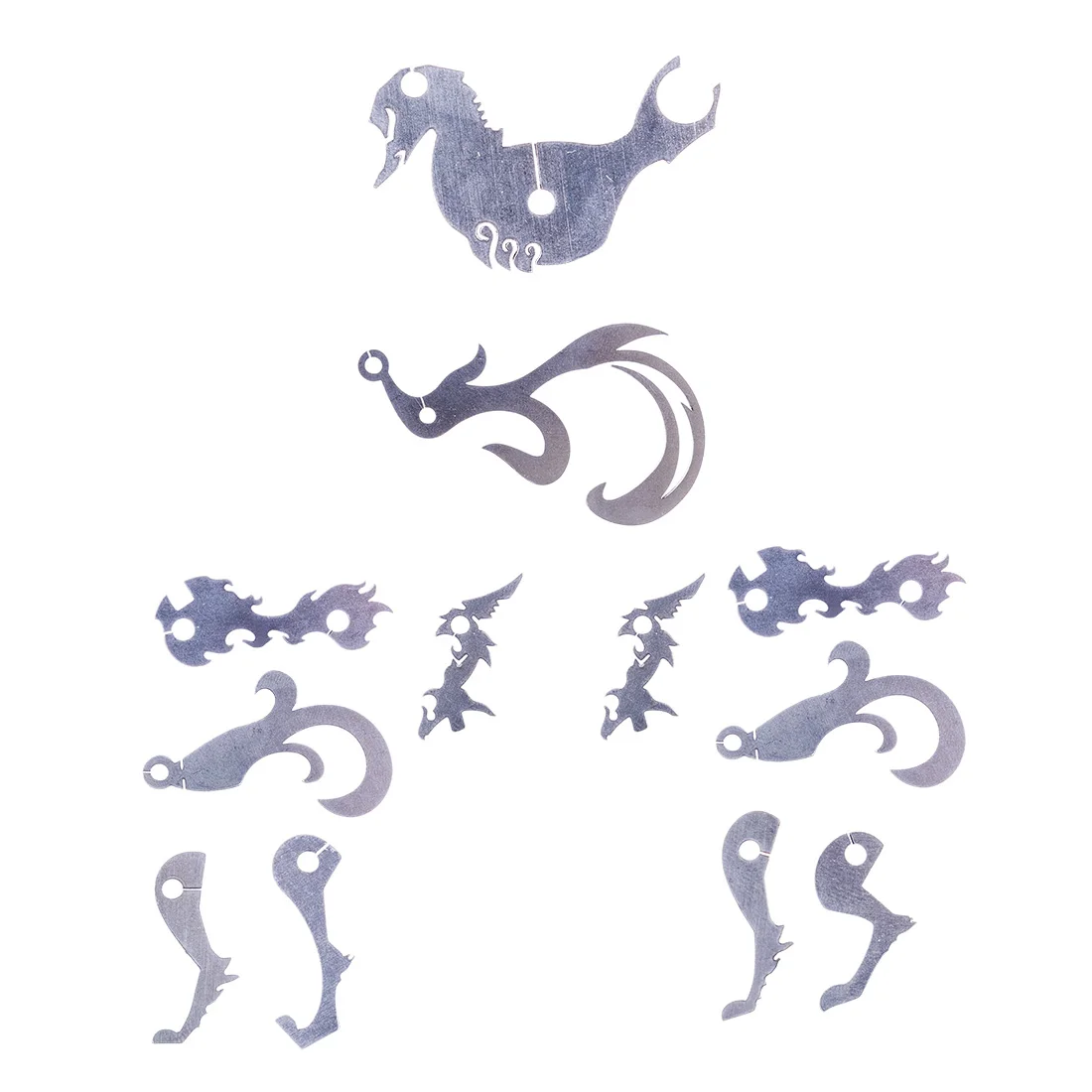 Сборная модель для самостоятельной сборки съемная из нержавеющей стали 3D