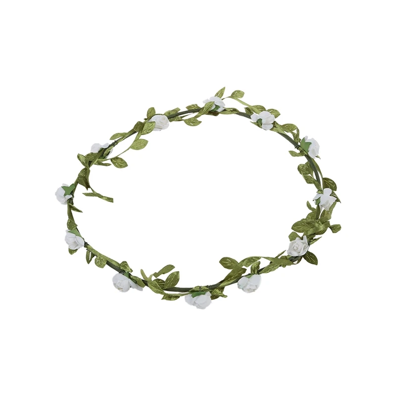 Цветы ветка фестиваль Свадебная гирлянда голова Венок Корона цветочный Halo