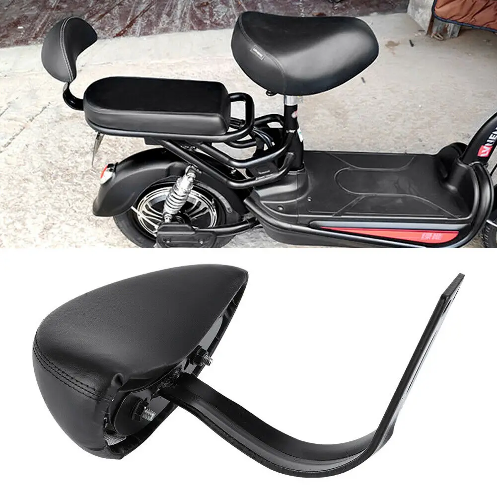 

Bicycle Rear Seat Electric Bike Rear Seat Backrest Support Saddle Backrest Easy To Install Leather Sleeve Seat Back Saddle