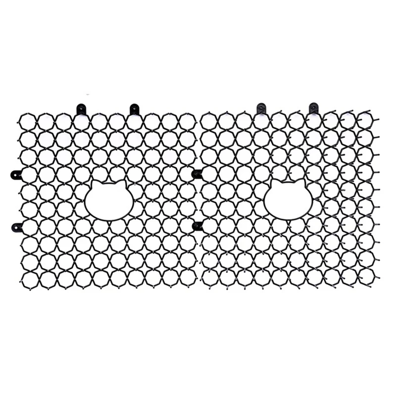 Пластиковая подкладка против кошек оправка инструмент для защиты сада зеленых