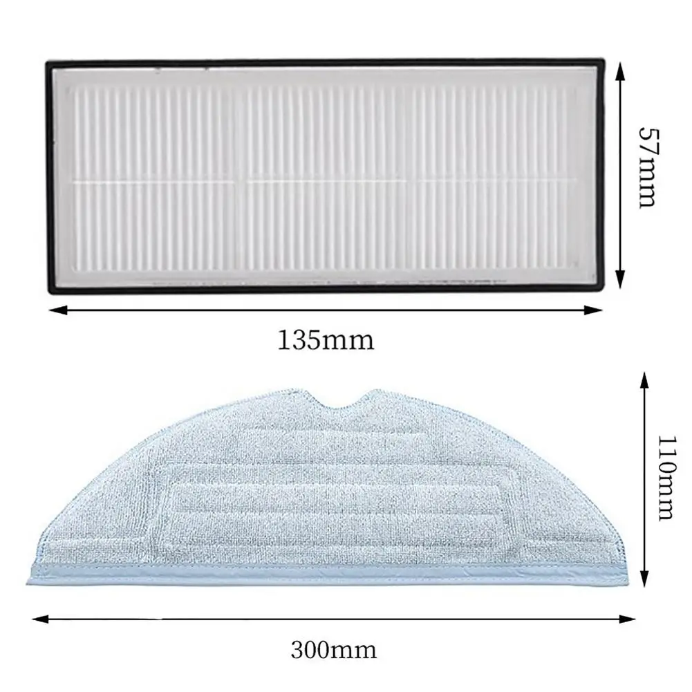 

Side Brushes Main Brushes HEPA Filters For Xiaomi Vacuum 2 For Roborock S50 S55 S6 Vacuum Cleaner Parts Replacement Accessories