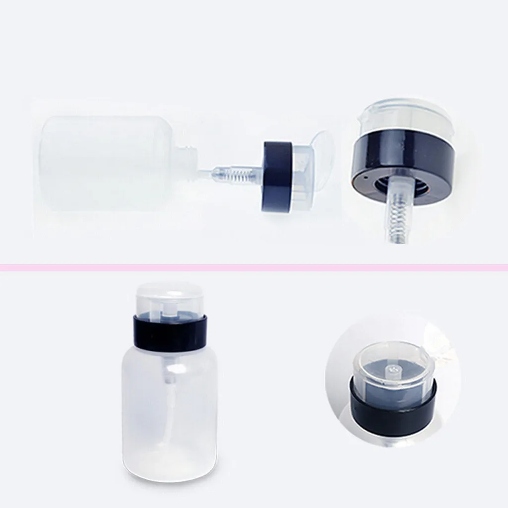 Красота жидкий спирт пресс лак для ногтей Диспенсер насос-ИНГ пустая бутылка