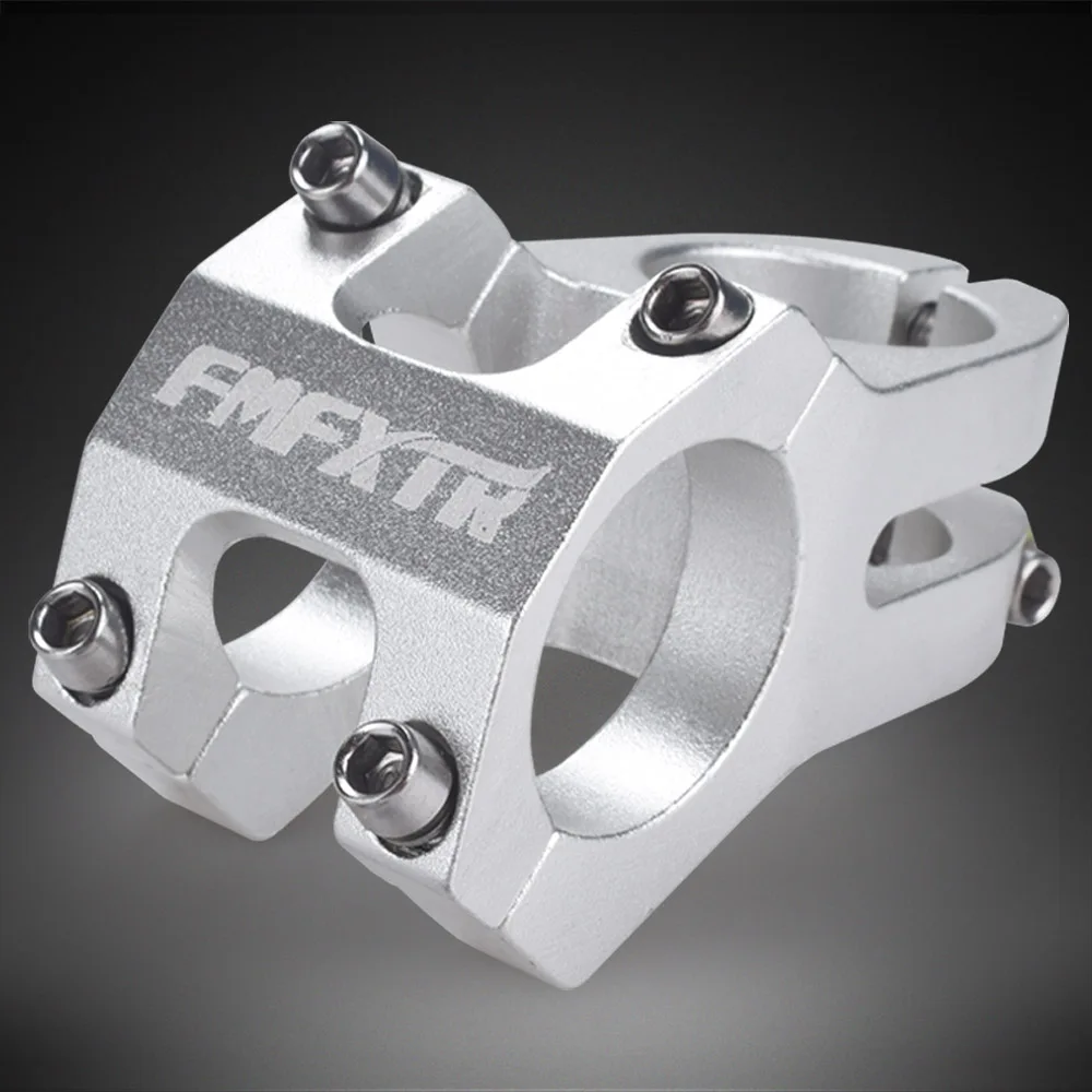 silver FMFXTR 31,8 мм алюминиевый сплав руля велосипеда Высокая Сильная CNC обработанная руля велосипеда MTB горная дорога руль бар стебли - Цвет: silver