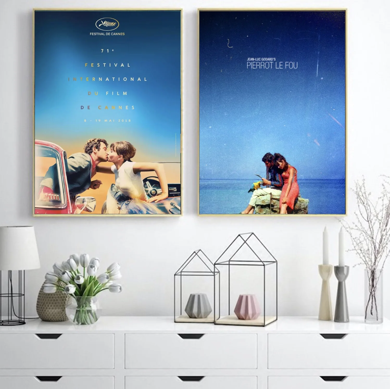 Декоративный плакат Пьеро из сериала Сумасшедший французский Жан Люк крестная