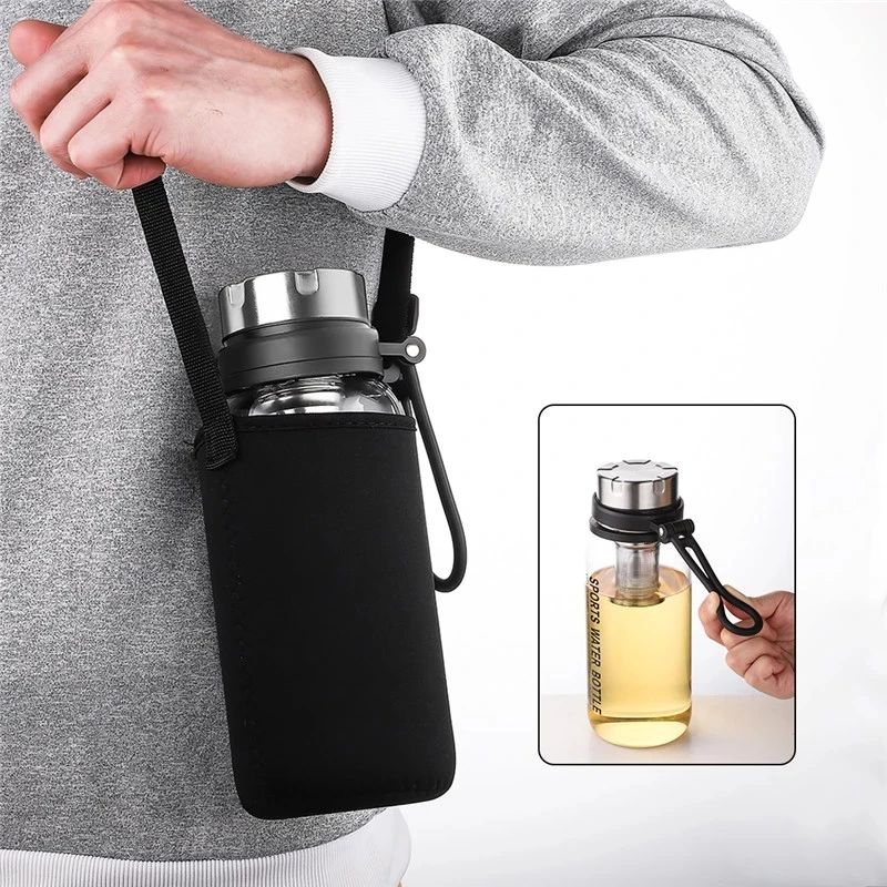 Новые спортивные бутылки для воды заполняющие чай стеклянная бутылка на