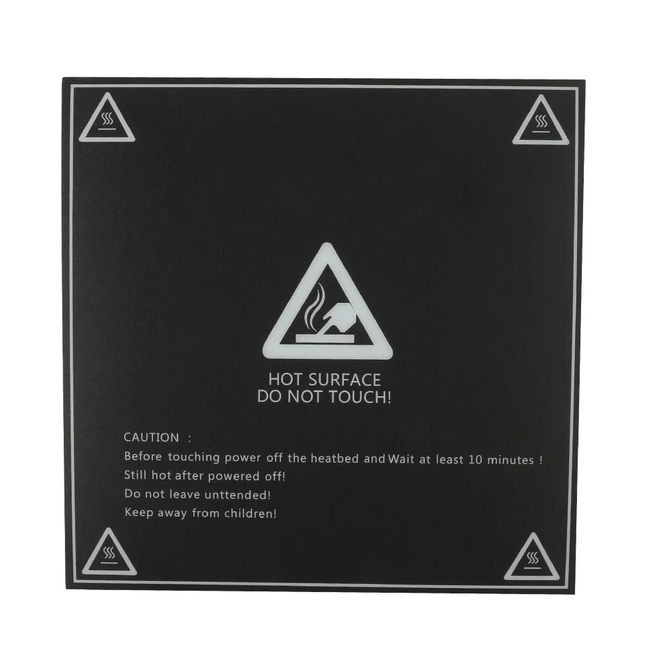 

7 Size Heat Paper For 3D Printer Heat Hot Bed Sticker Coordinate Printed Hot Bed Surface Sticker Black For Printer Platform