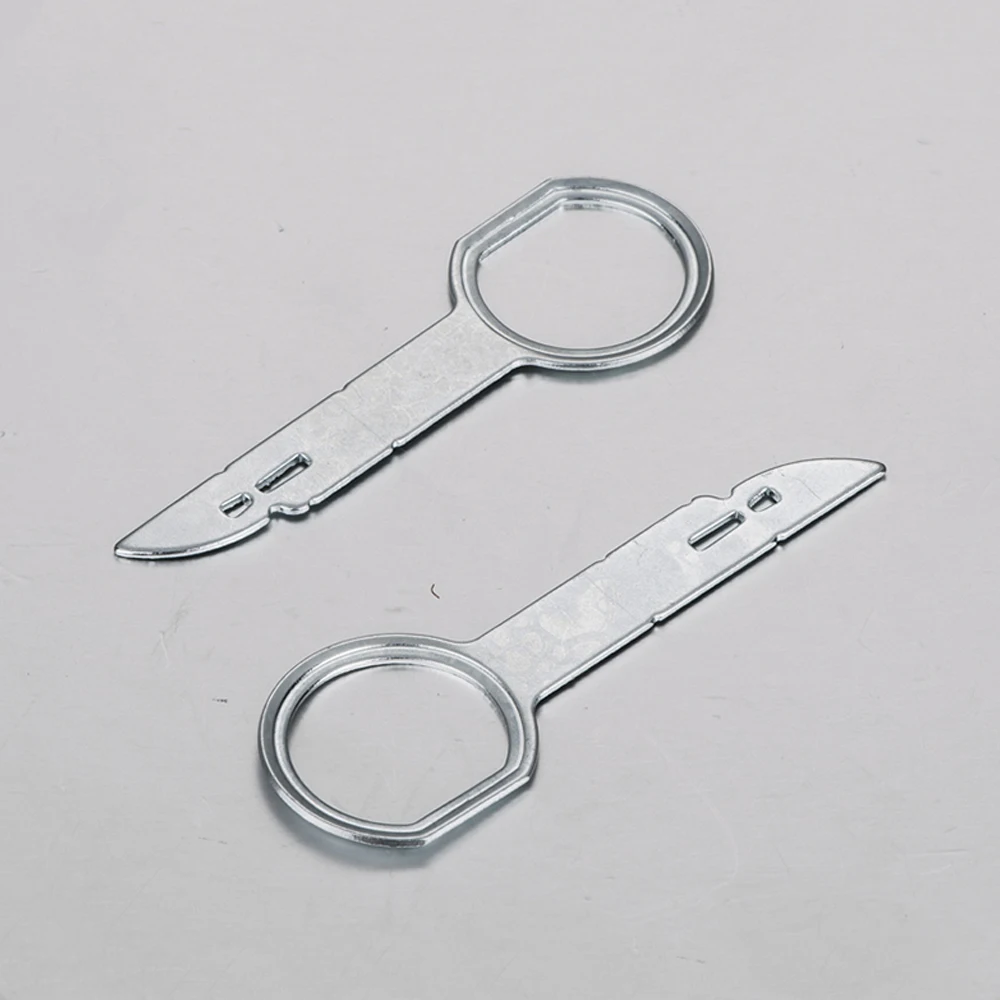 

Car Styling 4Pcs Radio Removal Key Pin Tool Stereo Head Unit Audio Tools For VW Audi Keys Extraction Tools Car Accessories