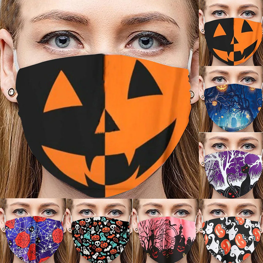 Забавная хлопковая маска для лица Вечерние Маски Хэллоуина косплея новые чехлы