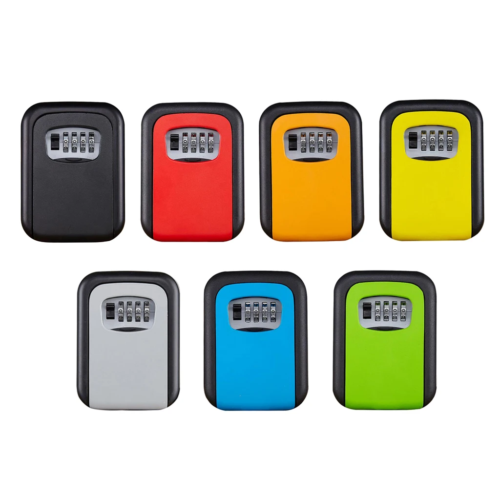 Замок для ключей настенный Сейф защита от атмосферных воздействий 4-значная