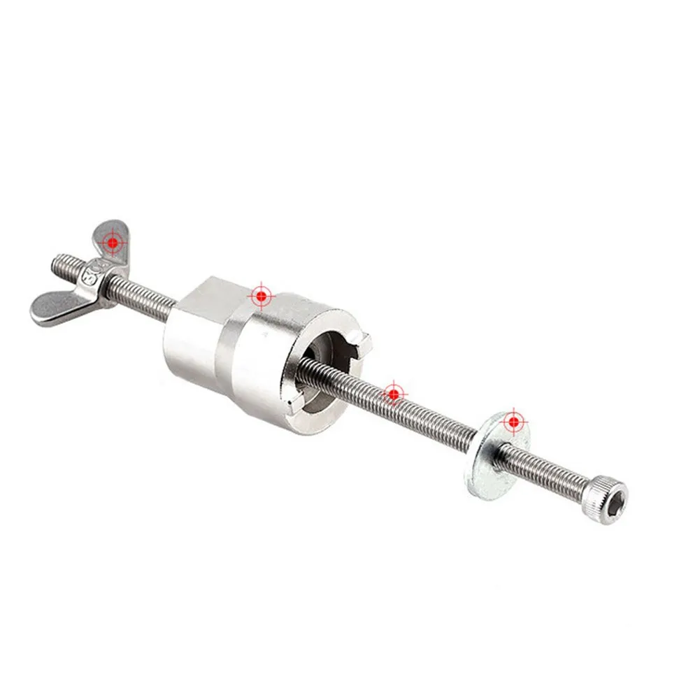 1 stücke mtb rennrad rad hub körper remover naben installieren schnell zerlegen entfernung werkzeug fahrrad edelstahl volle gewinde stange f