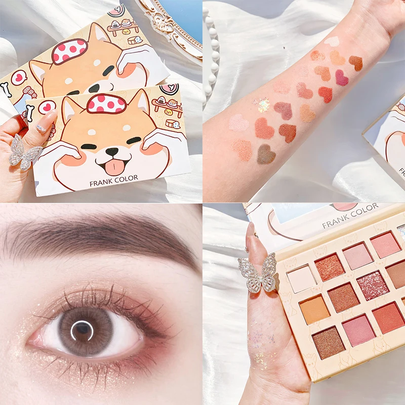 

18 Colors Eyeshadow Pallete New Fashion Cute Matte Eye Shadow Glitter Long Lasting Shiny Makeup Korean Cosmetics Maquillaje