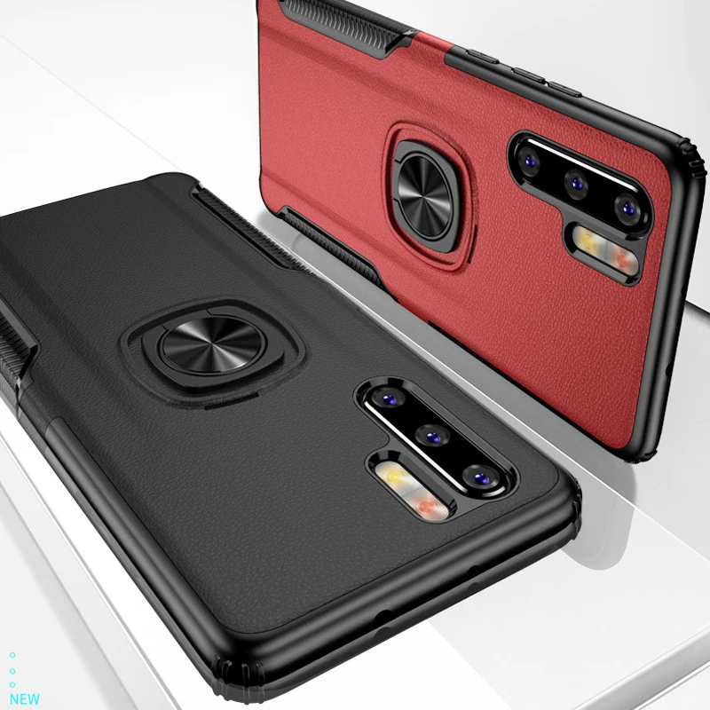 Невидимые чехлы для Huawei P30 Pro Lite Nova 4e чехол с кольцом пальцев P30Pro магнитным