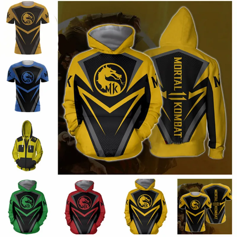 Костюм для косплея Mortal Kombat X Sub Zero Scorpion мужские и женские толстовки на молнии