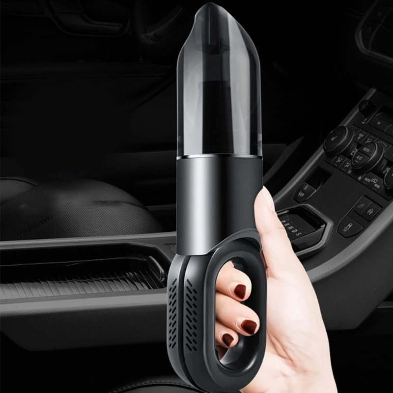 

USB Rechargeable Cordless 6000Pa 60W Handheld Wireless Car Vacuum Cleaner for SUV Truck Home Office Pet House Laptop